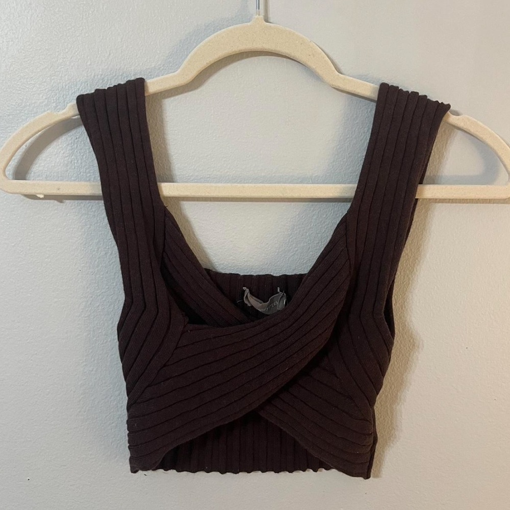 Urban Outfitters Brown Knit Going Out Top! Size Xs/Small
